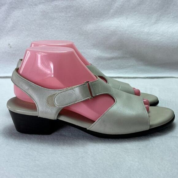 SAS Sandals Womens Size 9.5 M Perl Suntimer Tripad Comfort Slingback Hoop & Loop - Picture 8 of 15